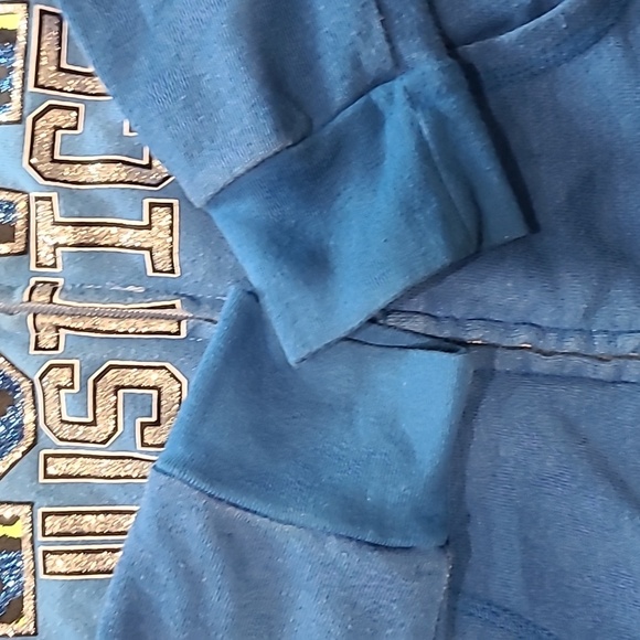 Justice Love Matching Front Zip Sweatshirt with Joggers Size 7 - Picture 3 of 7